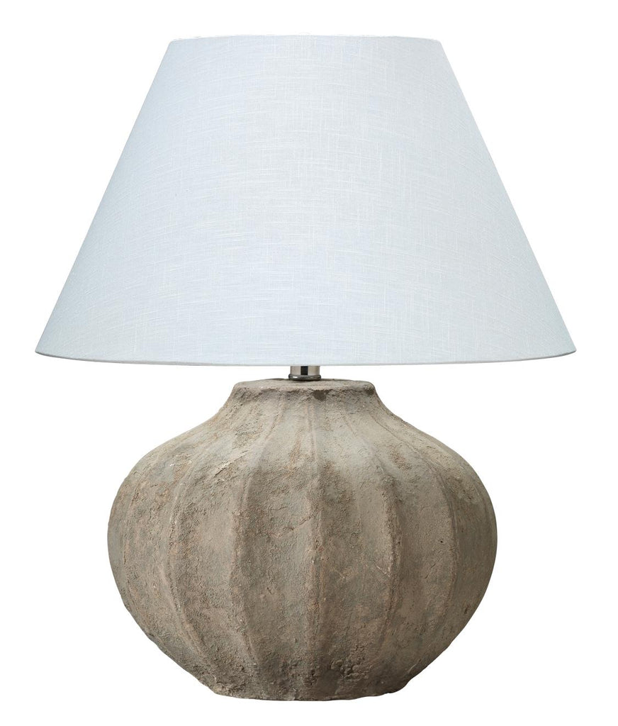 Jamie Young Clamshell Grey Table Lamps