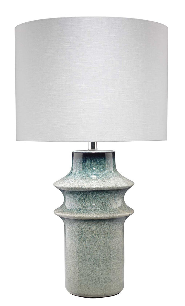 Jamie Young Cymbals Blue Table Lamps