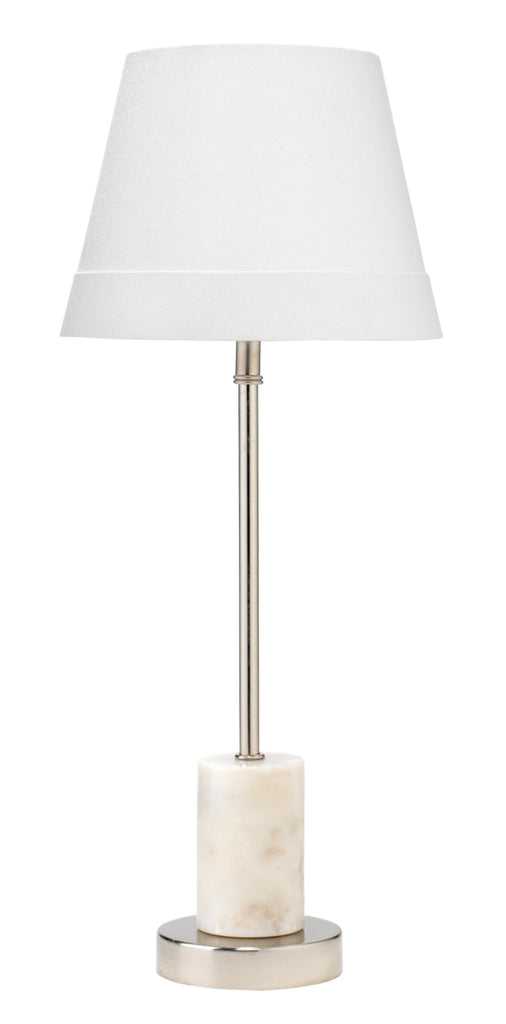Jamie Young Darcey White / Nickel Table Lamps
