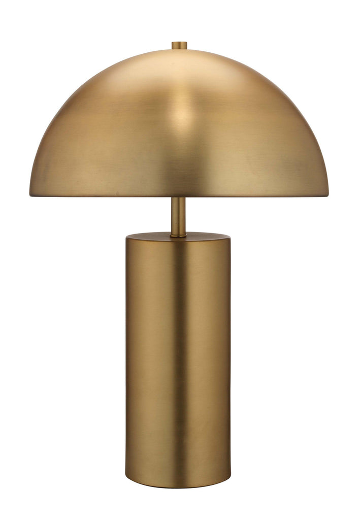 Jamie Young Felix Antique Brass Metal Table Lamps