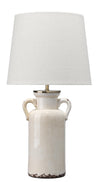 Decoratorsbest Piper Ceramic Table Lamp, Cream