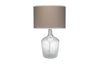 Jamie Young Plum Jar Glass Table Lamp, Clear