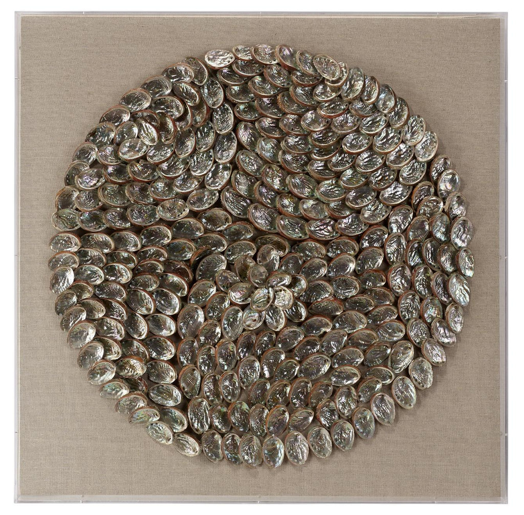 Jamie Young Thailand Shell Taupe Wall Art