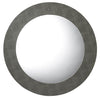 Decoratorsbest Chester Shagreen Round Mirror, Grey