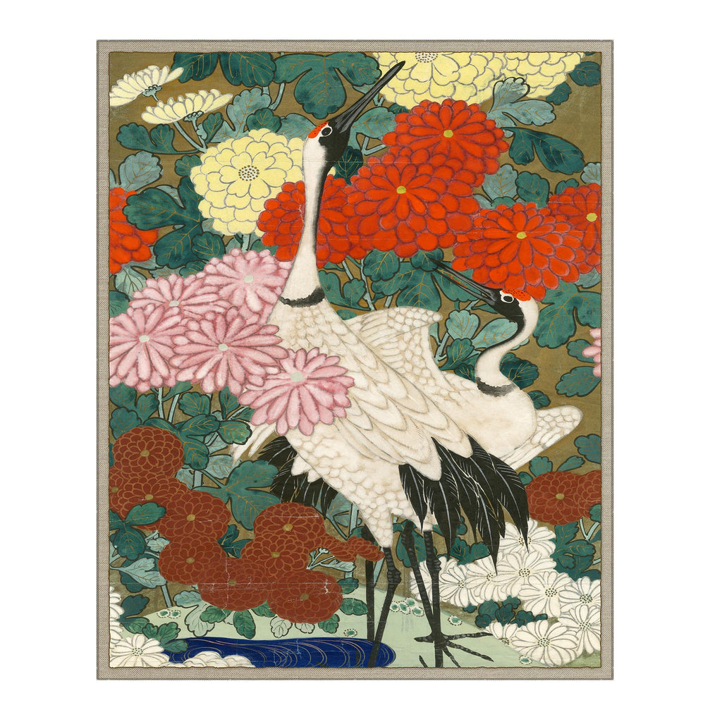Kravet Decor Asian Crane Crane Print