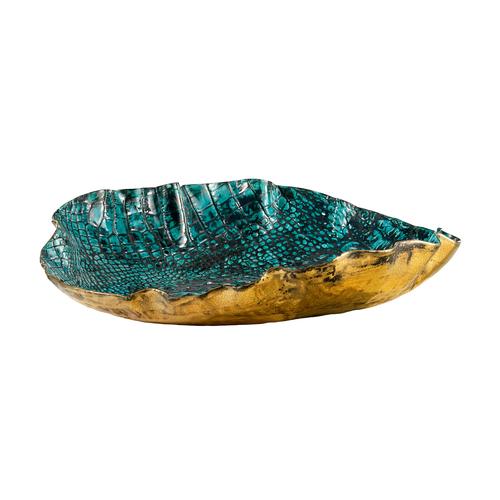 Kravet Decor Rosa Centerpiece Turqgold Bowls