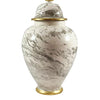 Kravet Decor Veneto Lidded Jar Sandgold Vase