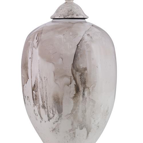 Kravet Decor Vivienne Lidded Jar Carrara Vases