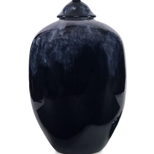 Kravet Decor Vivienne Lidded Jar Indgmlt Vases