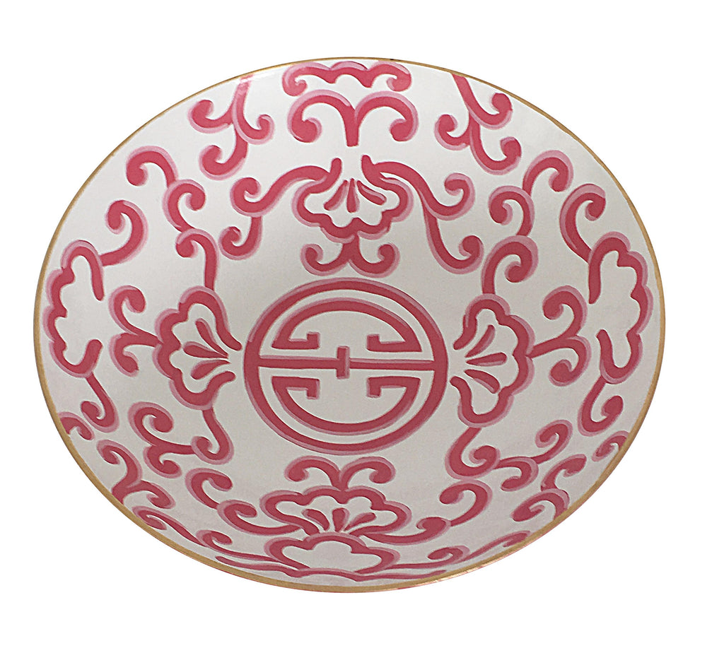 Dana Gibson Sultan Bowl in Pink
