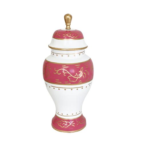 Dana Gibson Small Ginger Jar in Pink Jules