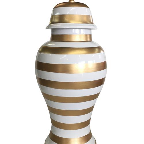 Dana Gibson Gold Stripe Medium Jar