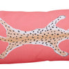 Dana Gibson Orange Leopard Lumbar Pillow