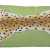 Dana Gibson Green Leopard Lumbar Pillow
