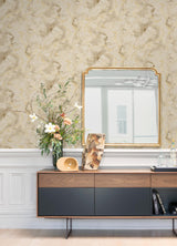 A-Street Prints Silenus Marbled Gold Wallpaper
