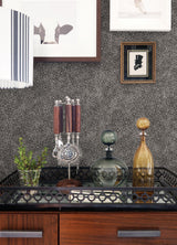 A-Street Prints Hirawa Metallic Mosaic Pewter Wallpaper