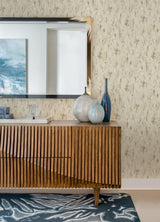 A-Street Prints Diorite Splatter Champagne Wallpaper