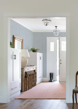 A-Street Prints Simon Woven Texture Blue Wallpaper