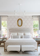 A-Street Prints Zaria Topiary Lavender Wallpaper