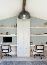 A-Street Prints Glynn Chevron Sky Blue Wallpaper