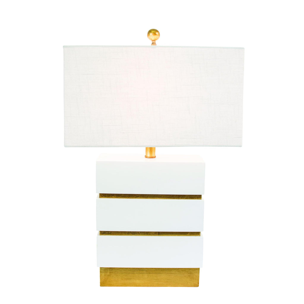Couture 24"H San Simeon High Gloss White Lacquer Table Lamps