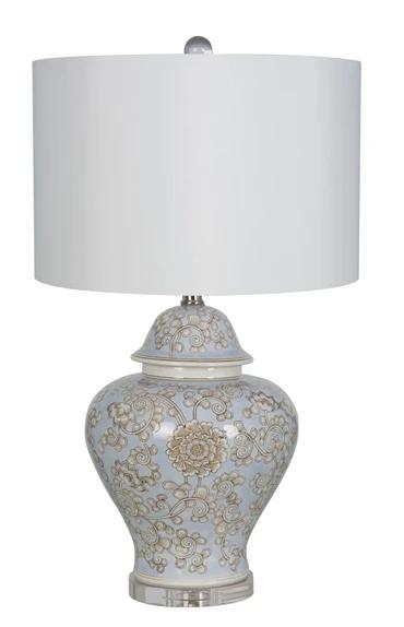 Couture 29"H Jane Light Blue and Light Brown Table Lamps