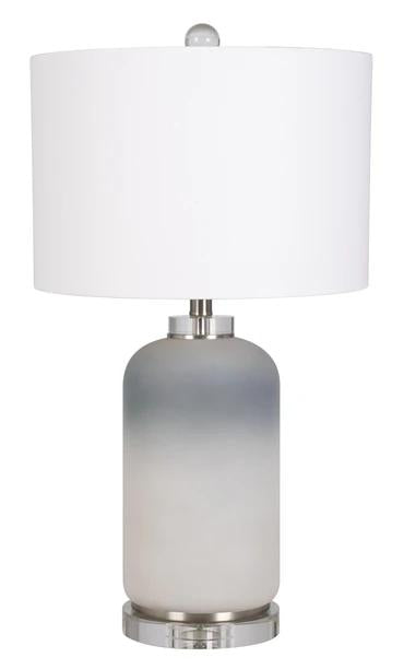 Couture Odette Frosted with Gray tones Table Lamps