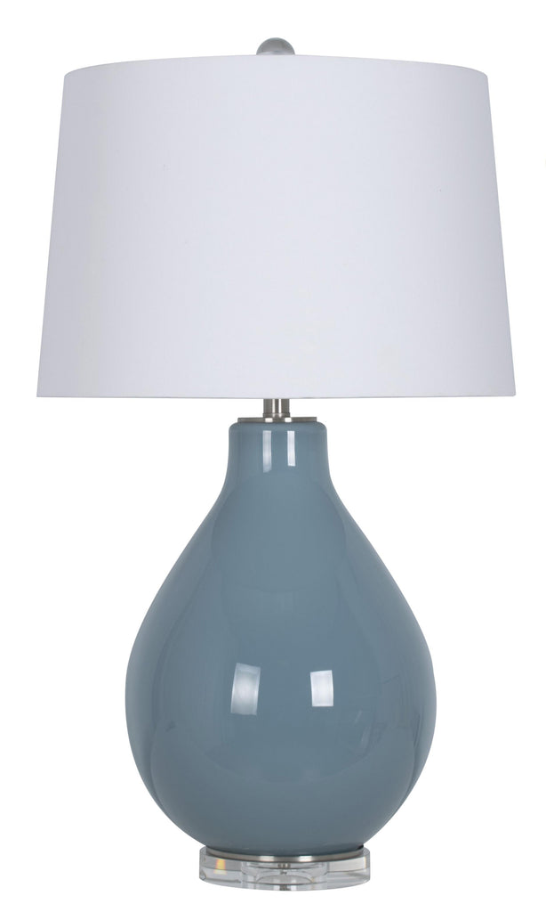 Couture Poppy Seaside Blue Table Lamps