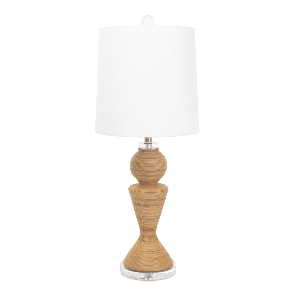 Couture 33.5"H Natural Rattan earth tones Table Lamps