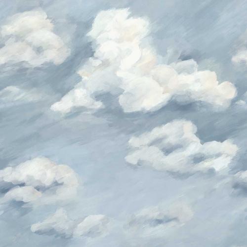 Harlequin Air Sky Blue Wallpaper