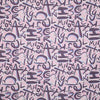 Pindler Alphabet Soup Purple Fabric