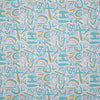 Pindler Alphabet Soup Turquoise Fabric