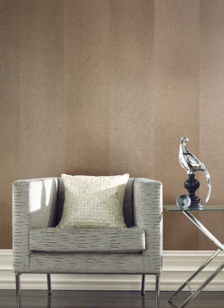 Antonina Vella Etched Chevron Gold Wallpaper