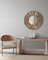 York White Tasar Silk White Wallpaper