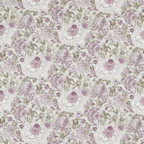 Clarke & Clarke Lucienne Raspberry/Linen Fabric