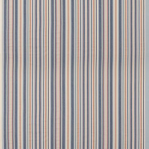 Mulberry Medford Stripe Blue/Rust Fabric