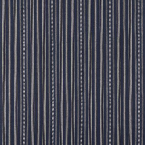 Mulberry Signal Stripe Indigo Fabric