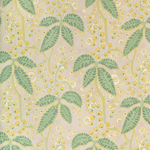 Lee Jofa Putnam Paper Celery/Yellow Wallpaper