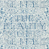 Morris & Co The Beauty Of Life Indigo Wallpaper