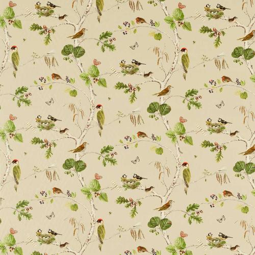 Sanderson Woodland Chorus Birch/Multi Fabric
