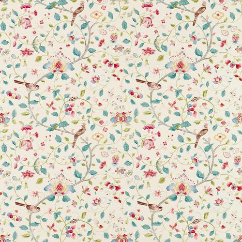 Sanderson Aril’s Garden Blue Clay/Pink Fabric