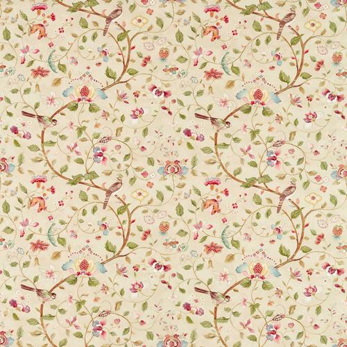 Sanderson Aril’s Garden Olive/Mulberry Fabric
