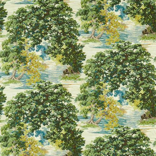 Sanderson Ancient Canopy Sap Green Fabric