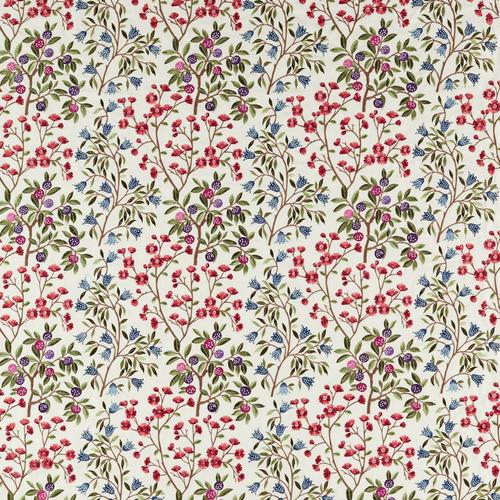 Sanderson Foraging Embroidery Meadow Violet Fabric