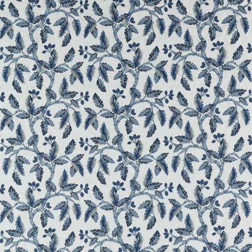 Sanderson Oaknut Stripe Indigo/Multi Fabric