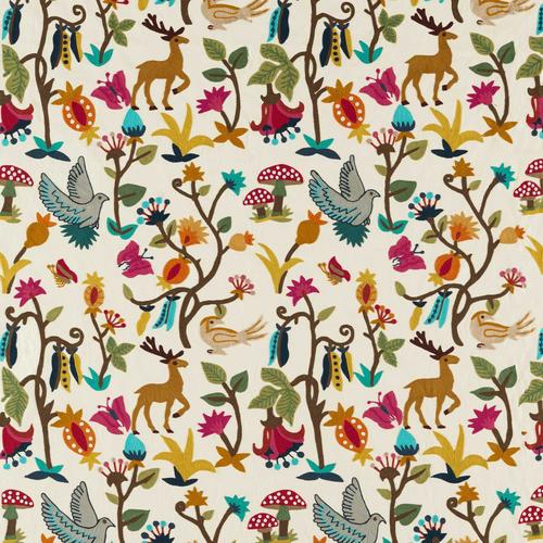 Sanderson Forest of Dean Brights/Multi Fabric