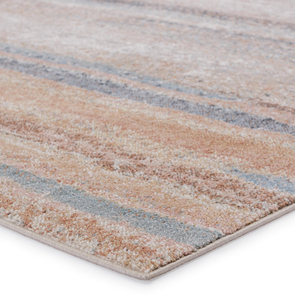 Vibe By Jaipur Living Devlin Abstract Blush/ Blue Area Rug (9'6"X12')