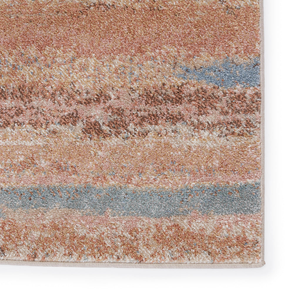 Vibe By Jaipur Living Devlin Abstract Blush/ Blue Area Rug (9'6"X12')