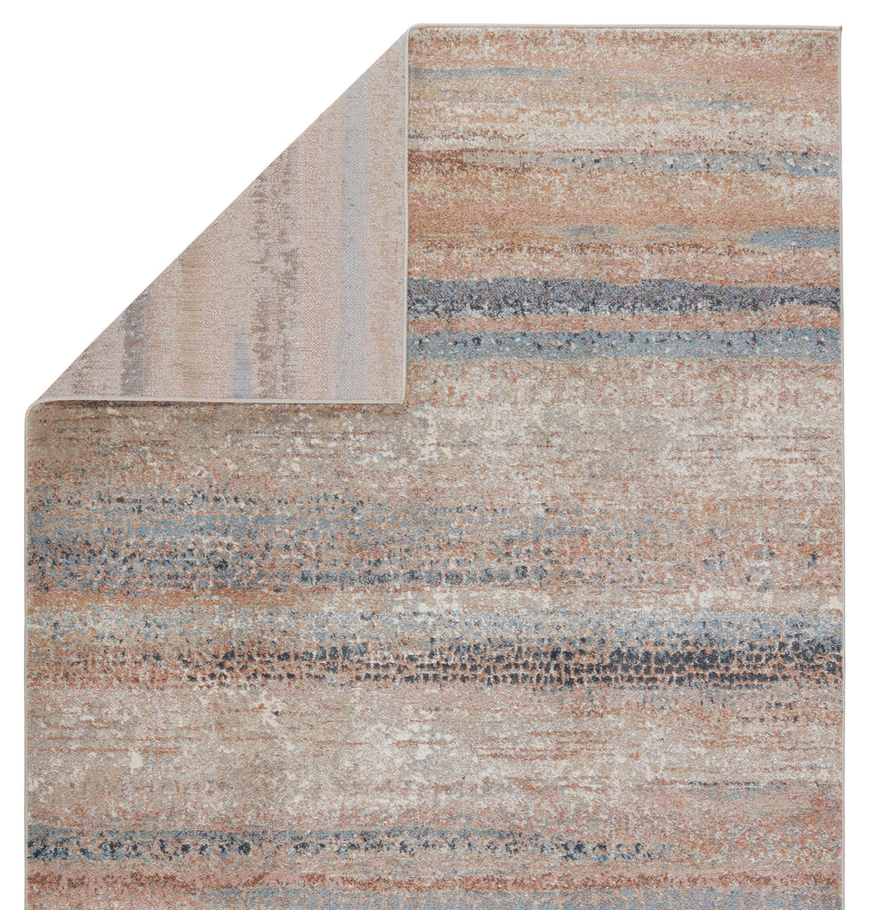 Vibe By Jaipur Living Devlin Abstract Blush/ Blue Area Rug (5'3"X8')