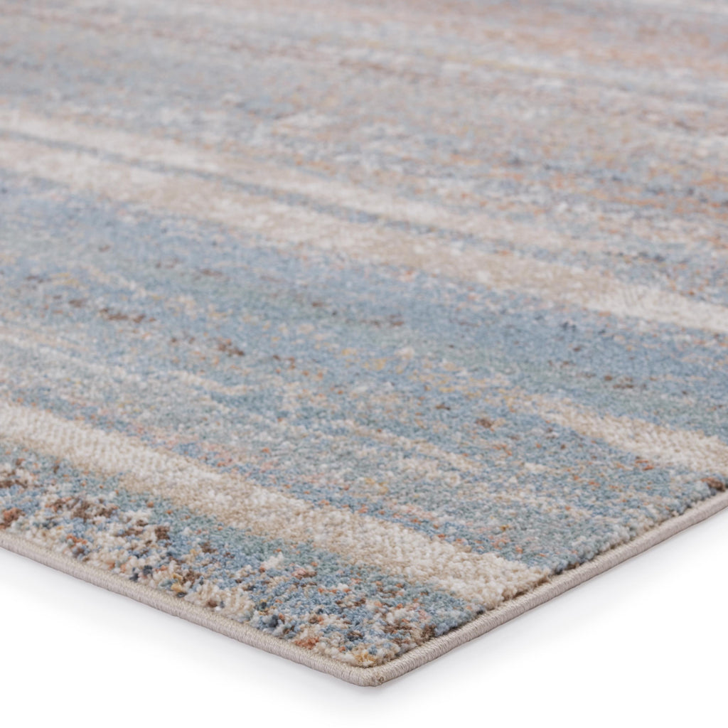 Vibe By Jaipur Living Devlin Abstract Blue/ Tan Area Rug (9'6"X12')